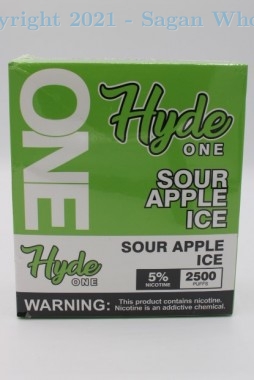 HYDE ONE SOUR APPLE ICE (10CT) 2500 Puffs